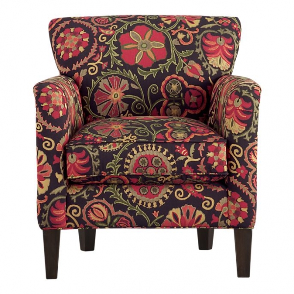 Sessel mit floralen Ornamenten